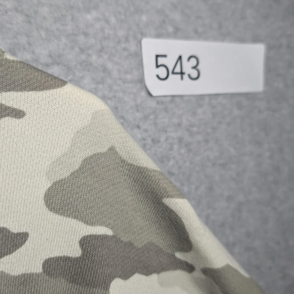 Aerie Womens Camo Cropped Crewneck Sweatshirt Medium Athleisure Loungewear - Picture 11 of 11